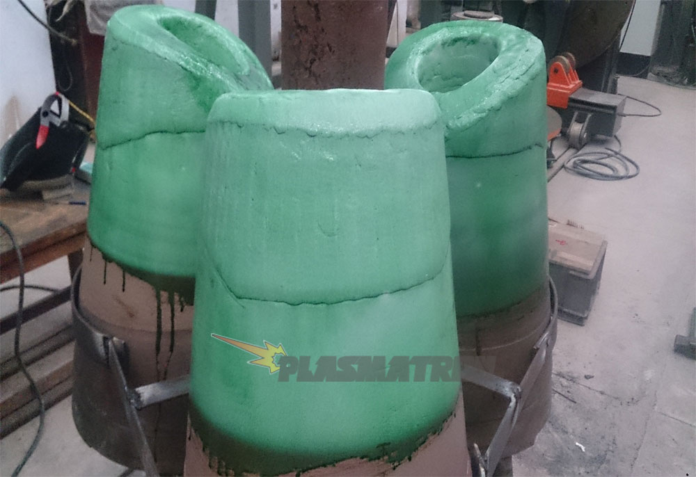 Ceramic sealer applied copper tuyeres