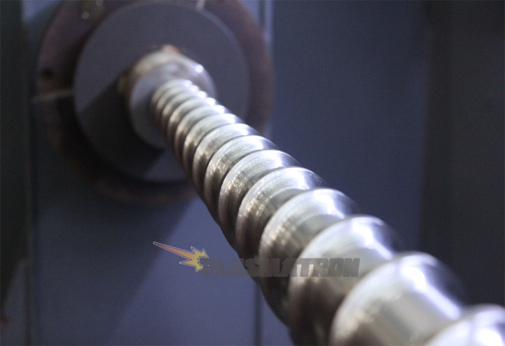 PIC DC07 coated and diamond ground extrusion screw